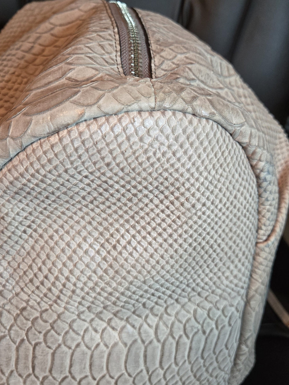 Coach Madison Marielle Python-Embossed Drawstring Bucket Bag - Picture 12 of 12